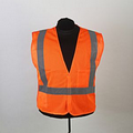 Safety Vest, ANZI Class 2, Economy Mesh, One Size, Orange